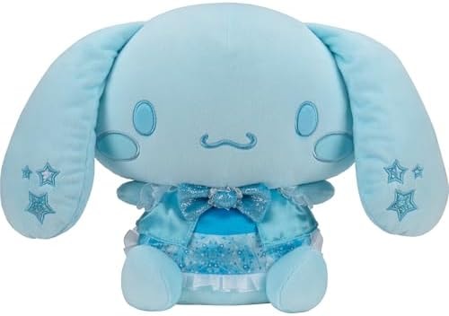 Hello Kitty® and Friends, 12-inch Cinnamoroll™ Plush, Tonal Sparkle Collection - Officially Licensed Sanrio® Product - Ages 6+