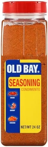 OLD BAY Seasoning, 24 oz - One 24 Ounce Container of OLD BAY All-Purpose Seasoning with Unique Blend of 18 Spices and Herbs for Crabs, Shrimp, Poultry, Fries, and More
