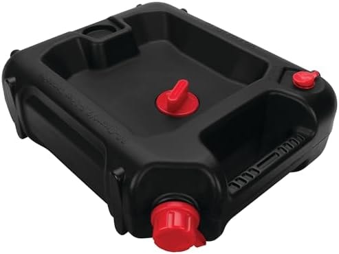Performance Tool W4076 10-Quart Black Automotive Oil Drain Container