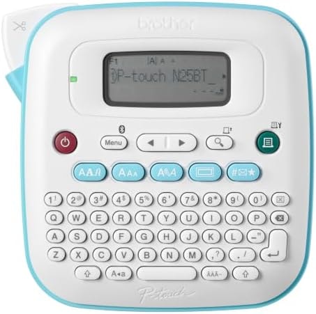 Brother P-Touch N25BTV3 Label Maker, Bluetooth Portable Handheld Bundle