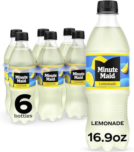 Minute Maid Lemonade Bottles, 16.9 fl oz, 6 Pack