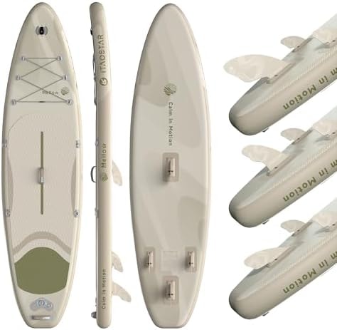 iTAOSTAR M01A 11’×33" Stand Up Paddle Board - Premium SUP Board Kit with 5 Fins - Inflatable Paddleboard for Beginner & Youth - All Skill Levels - for Lakes, Oceans & Fishing