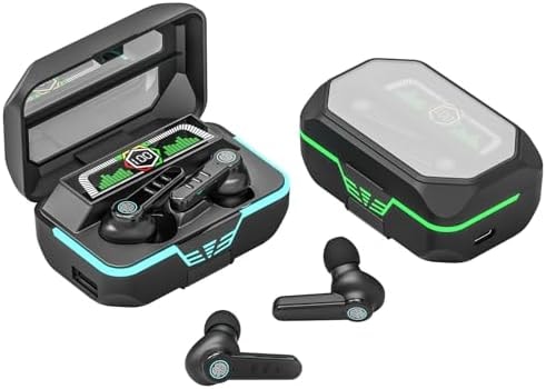 True Wireless Earbuds, 2024 Bluetooth Headphones 5.3 Earbuds, Waterproof Touch Control Ear Buds in-Ear Built-in Mic, with LED Power Display, IP7 Waterproof Earphones Sport Headset - Model 26