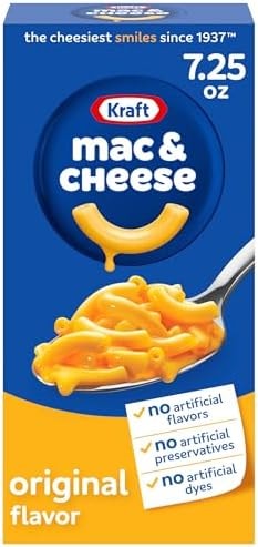 Kraft Mac and Cheese Dinner, Original Flavor, 7.25 oz