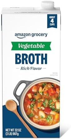 Amazon Grocery, Vegetable Broth, 32 Oz
