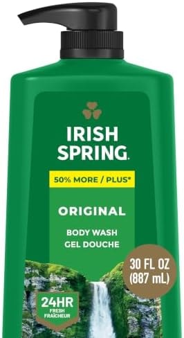 Irish Spring Body Wash for Men, Original Scent, 887 mL