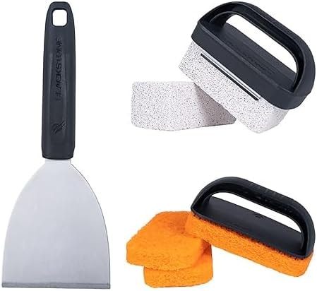 Blackstone® Griddle Cleaning Kit, 8 Pieces, Black/Orange/Silver