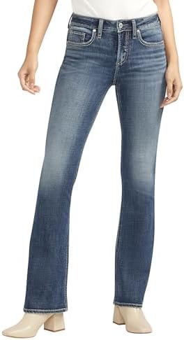Silver Jeans Co. Suki Mid Rise Curvy Fit Bootcut Jeans