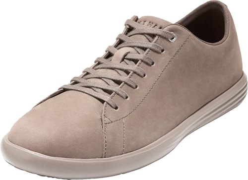 Cole Haan Men's Grand Crosscourt Sneakers, Morel Nubuck/Irish Coffee, 7.5-M US