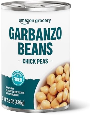 Amazon Grocery, Canned Garbanzo Beans, 15.5 Oz