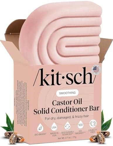 Kitsch Castor Oil Conditioner Bar Soap for Hair Growth - 2.7 oz