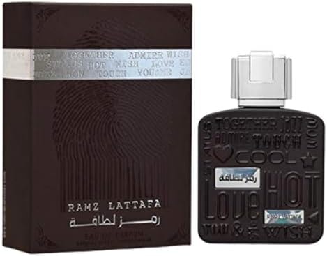 Lattafa Perfumes Ramz Silver Eau De Parfum Spray for Unisex, 3.4 Ounce