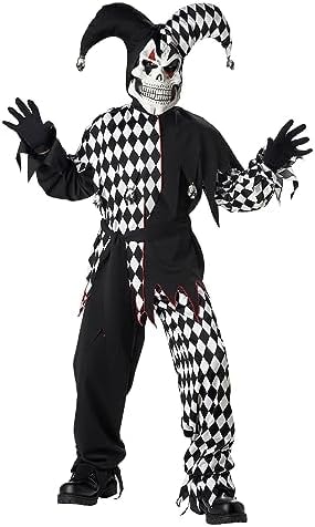 California Costumes Kids Dark Jester Costume X-Large (12-14)
