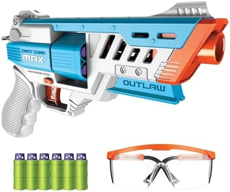 Dart Zone Max Nitroshot+ Outlaw High-Powered Hammer-Prime Pro Dart Blaster
