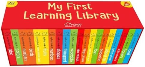 My First Complete Learning Library: Boxset of 20 Board Books Gift Set for Kids