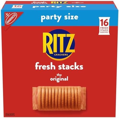 RITZ Fresh Stacks Original Crackers, Party Size, 16 Multi Snack Packs