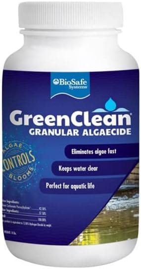 BioSafe Systems 3002-2.5 GreenClean Granular Algaecide, 2.5 Pounds