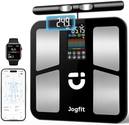 Jogfit Smart Scale for Body Weight 8-Electrode Dual-Frequency BIA Digital