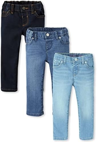 The Children's Place Girls Super Skinny Jeans,Victory Blue Wash Single,4