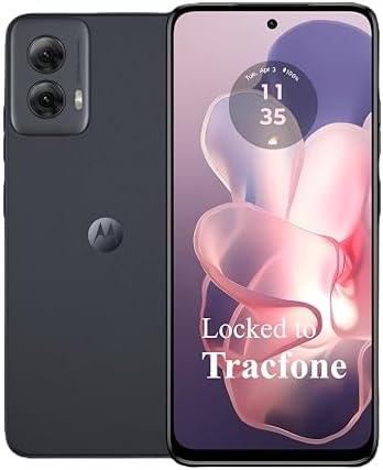 Tracfone Moto g Power 2023 5G Phone - 128GB, 1-Yr Plan Included, Black