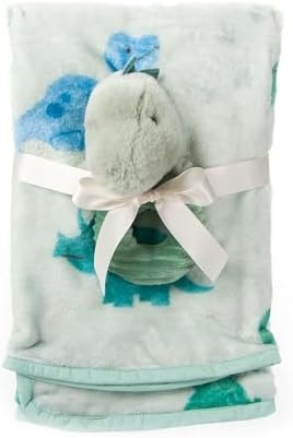 The Petting Zoo Dinosaur Blanket Stuffed Animal Plushie, Kids Gifts, 30 in