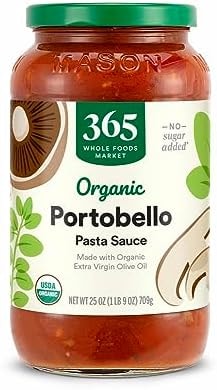 365 by Whole Foods Market, Organic Portobello Mushroom Pasta Sauce, 25 Ounce