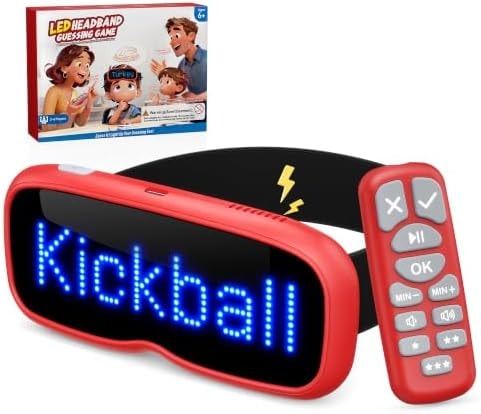 ORSEN LED Board Games for Kids, Catch Phrase Game with 885 Vocabulary Words, 3 Difficulty Levels, No Apps No Ads Headbands Game, Family Games for Kids & Adult,Size L