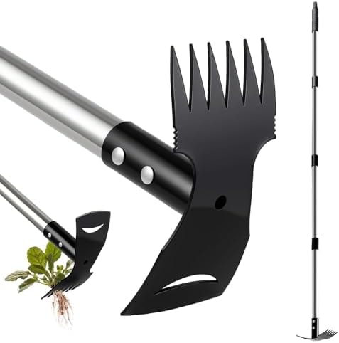 Mitclear Weed Puller Tool with Long Handle(58IN) for Garden Yard