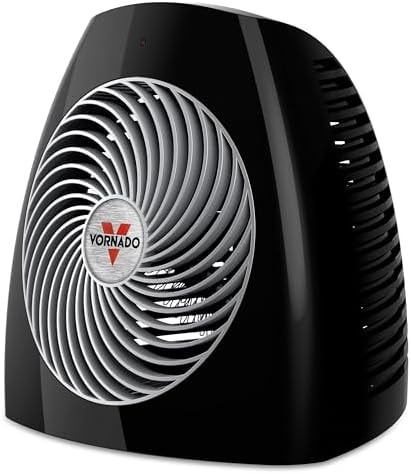 Vornado MVH Space Heater (2026), Black, 3 Heat Settings, Auto Shut-Off