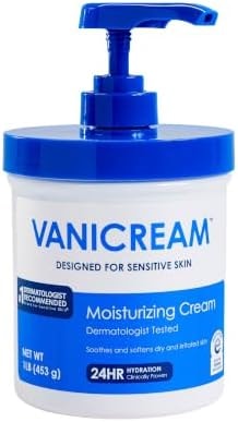 Vanicream Moisturizing Cream, Body & Face Moisturizer, 16 Oz Pump Dispenser