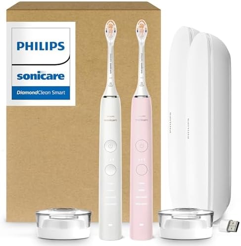 Philips Sonicare DiamondClean 9000 Electric Toothbrush Bundle, HX9912/72