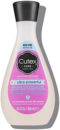 Cutex Ultra Powerful Nail Polish Remover, 10.1 fl oz