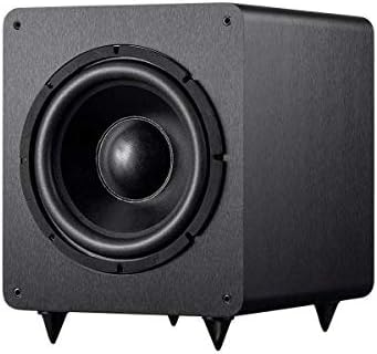 Monoprice SW-12 400 Watt RMS (600 Watt Peak) Powered Subwoofer - 12-Inch, Ported Design, Variable Phase Control, Variable Low Pass Filter, for Home Theater Systems