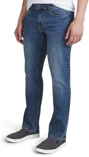 Quiksilver Men's 5 Pocket Straight Fit Stretch Waist Denim Jeans, Capri Breeze, 40W x 32L