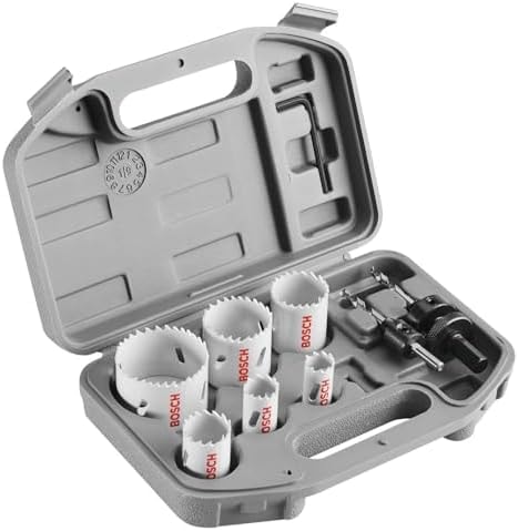 Bosch HSBIM9 9 pc. General-Purpose Bi-Metal Hole Saw Kit