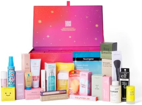 Amazon Beauty Advent Calendar | Exclusive 25 Days of Beauty 2026 | 19 Full-Size and 6 Mini-Size Favorites