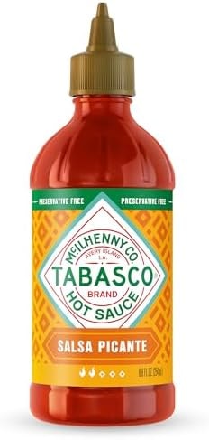 TABASCO Brand Salsa Picante Sauce, Mild, 8.6 Oz Squeeze Bottle (1-Pack)