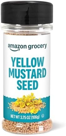 Amazon Grocery, Yellow Mustard Seed, 3.75 Oz