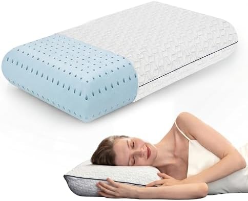 Vaverto King Size Memory Foam Pillows - Firm Pillow - King Size 1-Pack