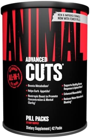 Animal Cuts Thermogenic Fat Burner Complex for Men & Women | 42 Pill Packs