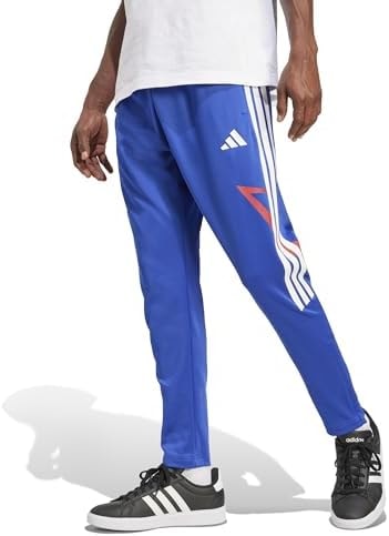 Adidas Men's House of Tiro Nations Pack Pants, Semi Lucid Blue/Pure Ruby/White, X-Small