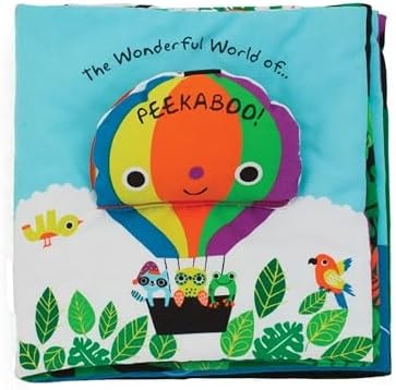 Melissa & Doug Soft Activity Baby Book - The Wonderful World of Peekaboo! Lift The Flap Busy Book for Toddlers, Sensory Toys for Babies and Toddlers