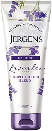Jergens Lavender Hand & Body Lotion For Dry Skin, 7 fl oz