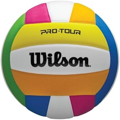 WILSON Pro Tour Indoor Volleyball - Multicolor, Official Size