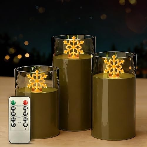 L LOHAS LED Electronic Candle Night Lights with Remote