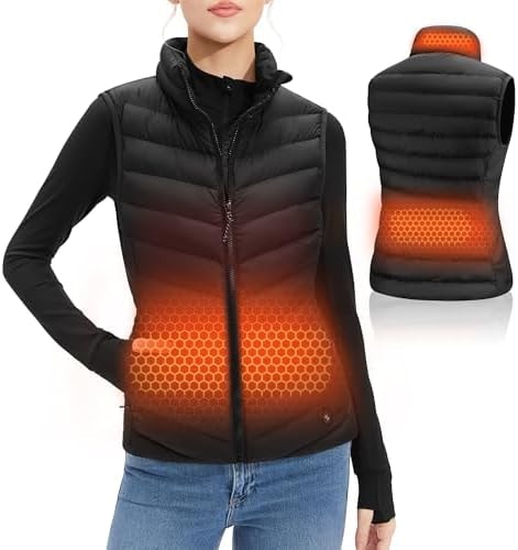 Stelle Heated Vest Women Warm Lightweight Puffer (Power Bank Not Included)