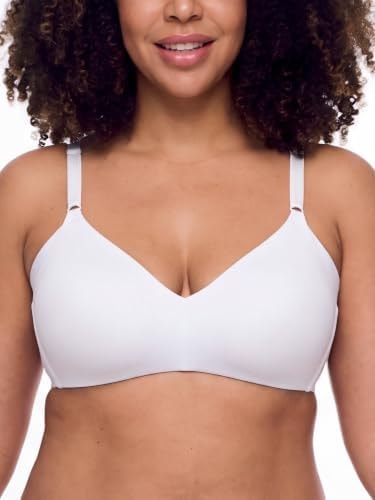 Warner's Women's No Side Effects Wire-Free Bra White, 38B