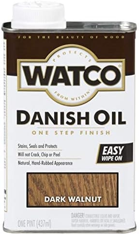 Watco Dark Walnut Danish Oil Wood Finish