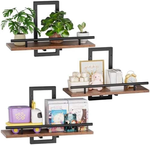 Sbosbo Floating Shelves for Wall Plant Shelf Indoor Wall Mounted Shelves