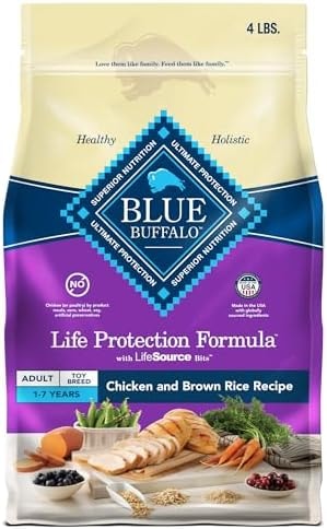 Blue Buffalo Life Protection Formula Chicken Toy Adult Dry Dog Food, 4 lb